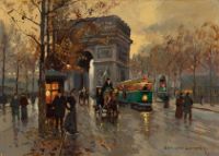  L'Arc de Triomphe et l'avenue Friedland 